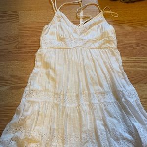 Beautiful white spring dress